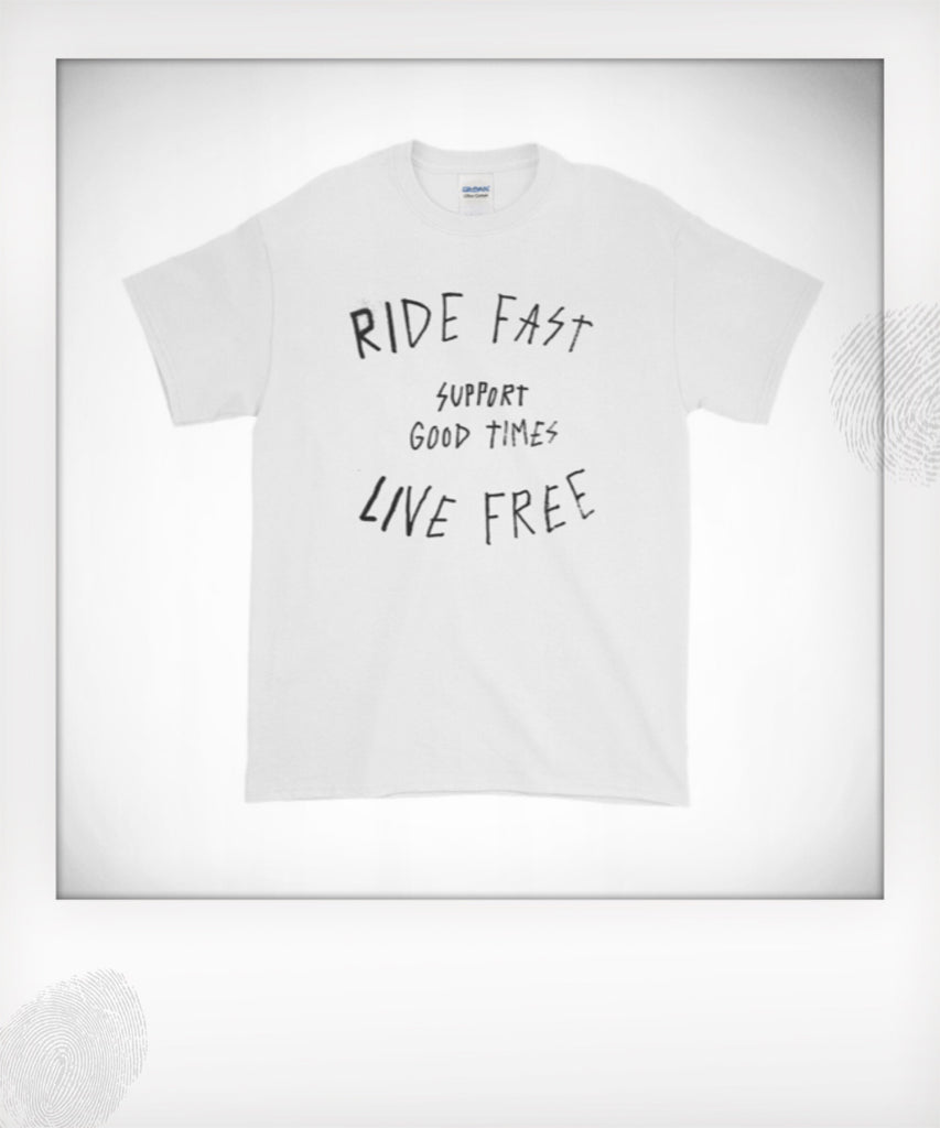 Ride Fast Live Free Tshirt