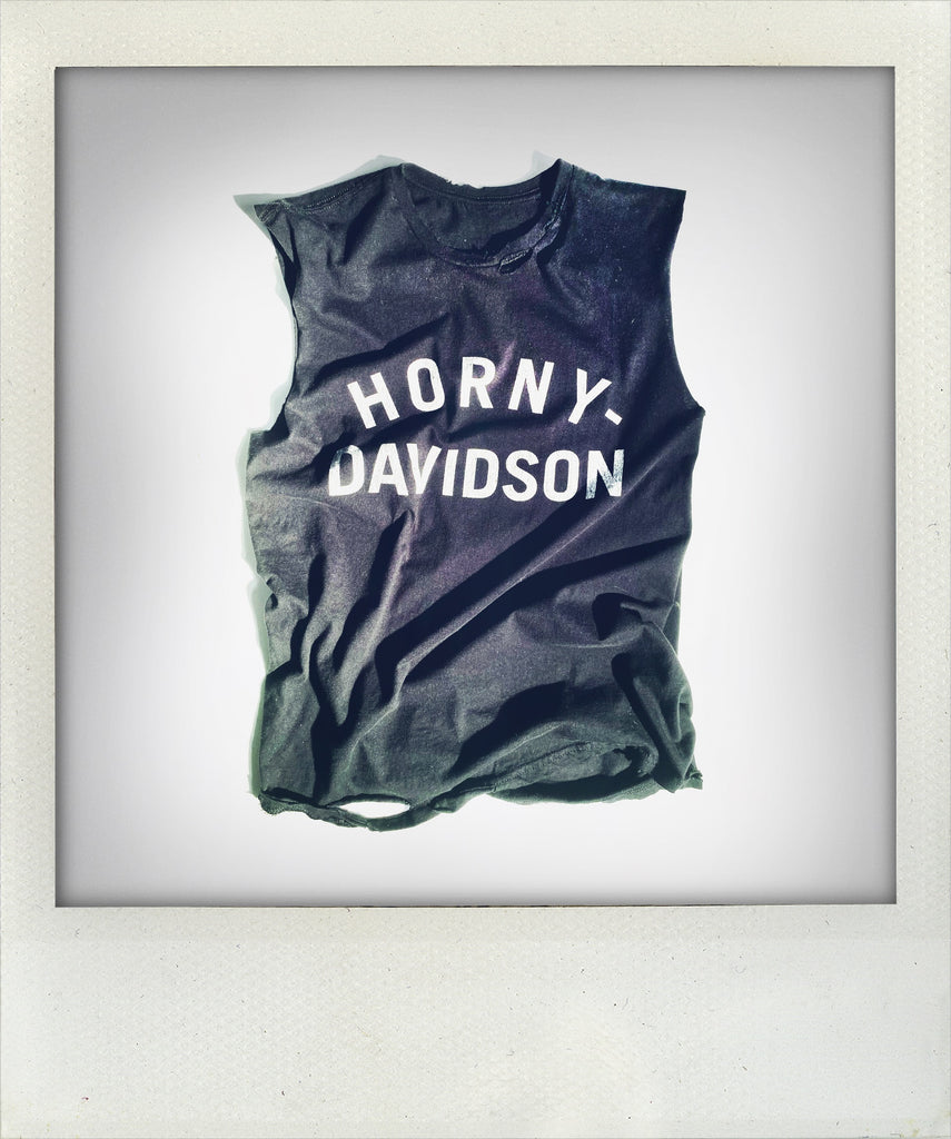 Destroyed Horny-Davidson Tshirt No.230607