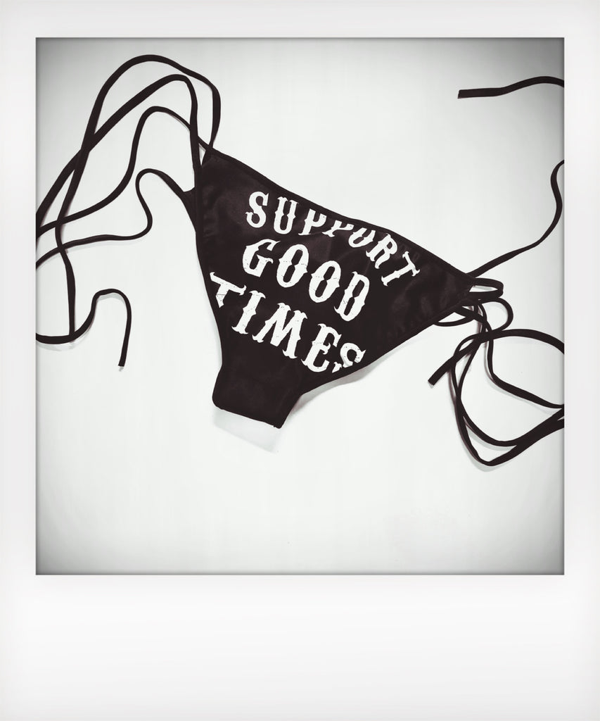 Support Logo Bikini Bottoms