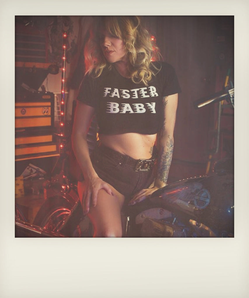 Faster Baby Tight Crop Top