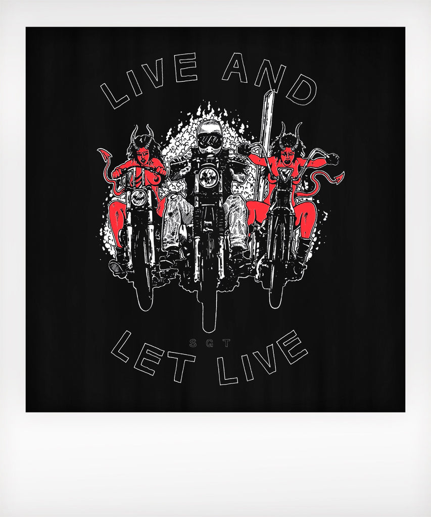 Live And Let Live Devil Tshirt