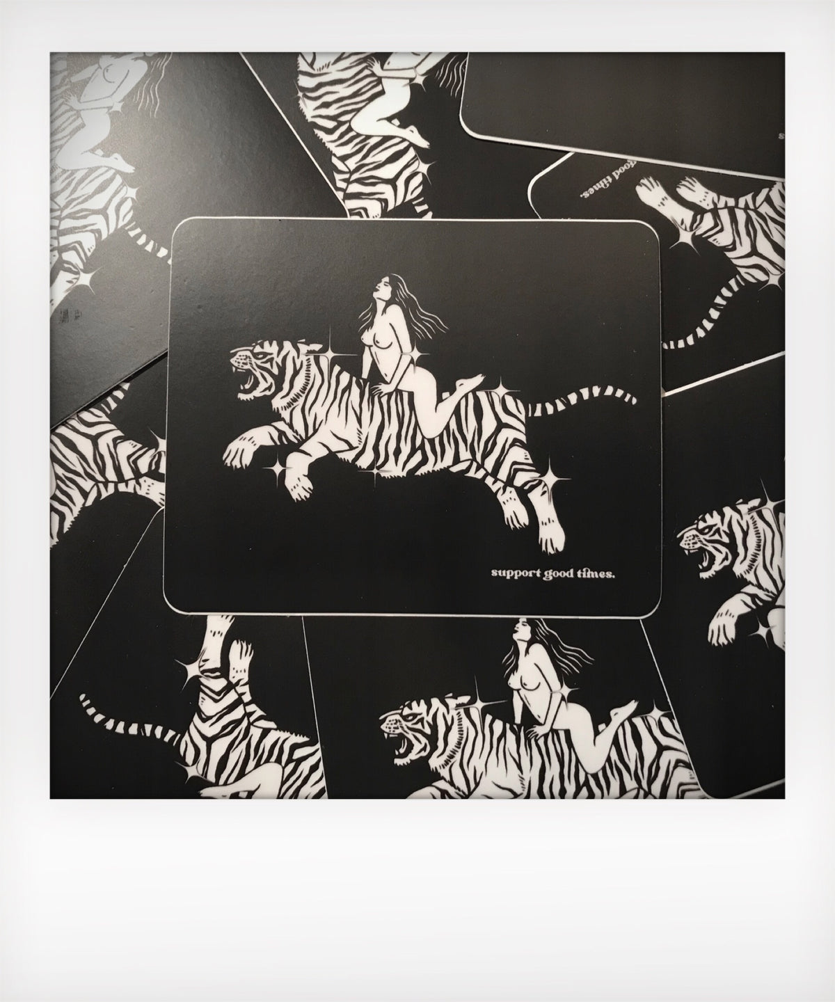Ride That Tiger Sticker | SUPPORT GOOD TIMES