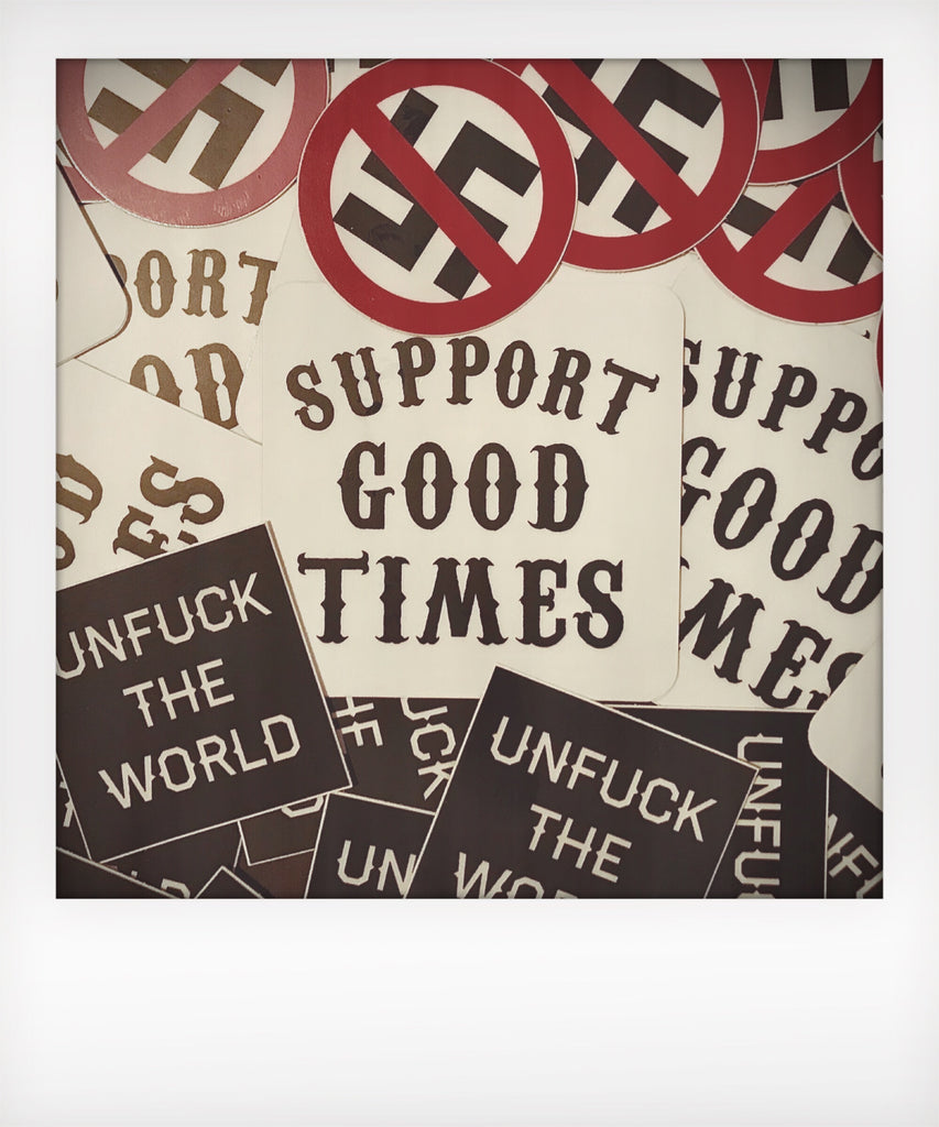Support Logo Sticker / No Swazis / UFTW Combo
