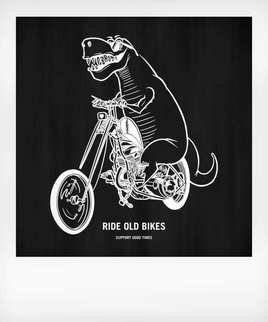 Ride Old Bikes Baby Onesie