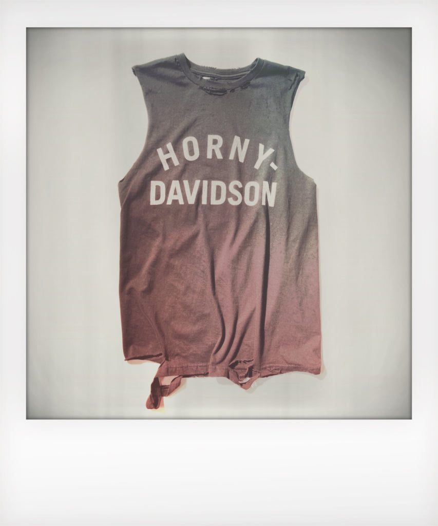 Destroyed Horny-Davidson Tshirt No.202203